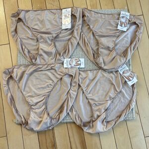 4 Jockey No Panty Line Promise Bikini Panty Underwear 1370 Sz 7 - NWT